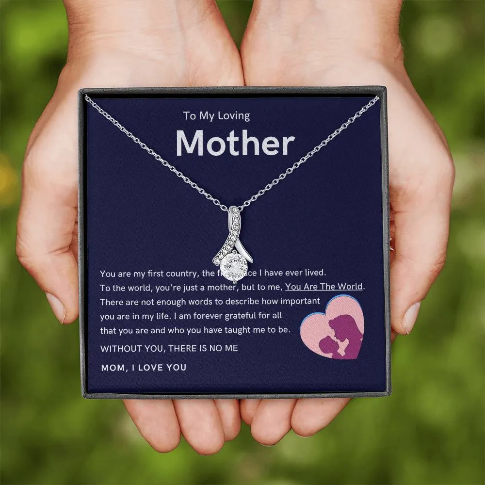 To My Loving Mother - Without You, There Is No Me (Limited Time Offer) - Alluring Beauty Necklace