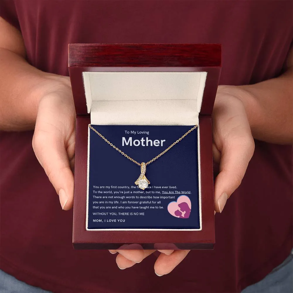 To My Loving Mother - Without You, There Is No Me (Limited Time Offer) - Alluring Beauty Necklace