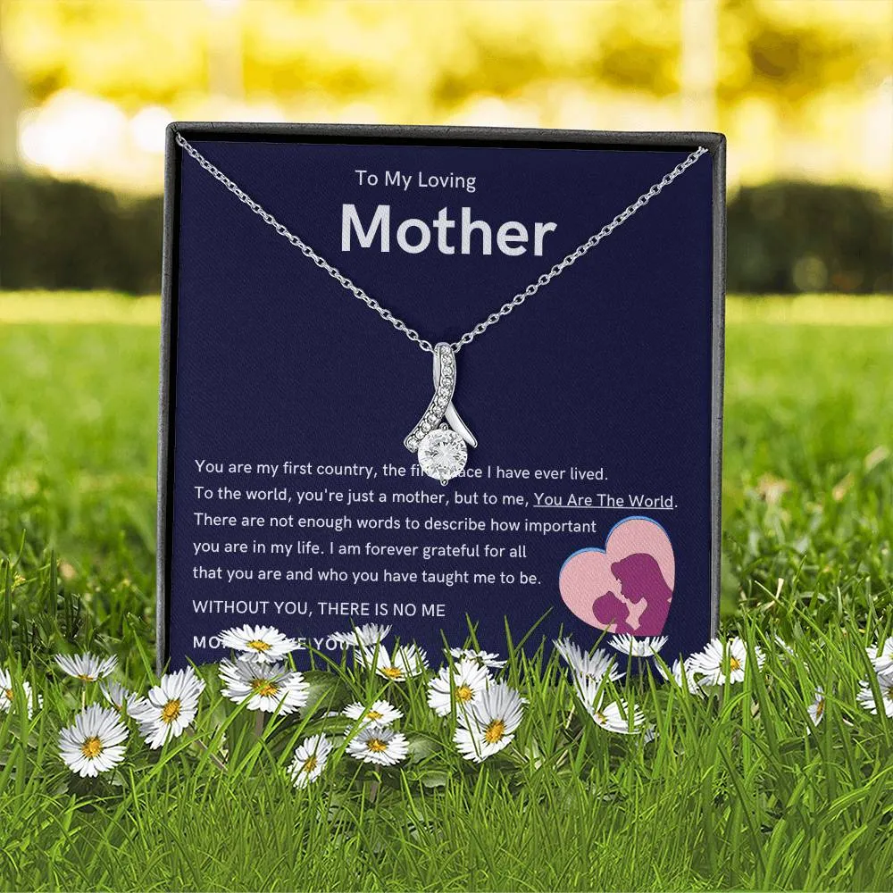 To My Loving Mother - Without You, There Is No Me (Limited Time Offer) - Alluring Beauty Necklace