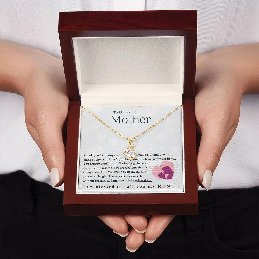 To My Loving Mother - You are my sunshine! (Limited Time Offer) - Alluring Beauty Necklace