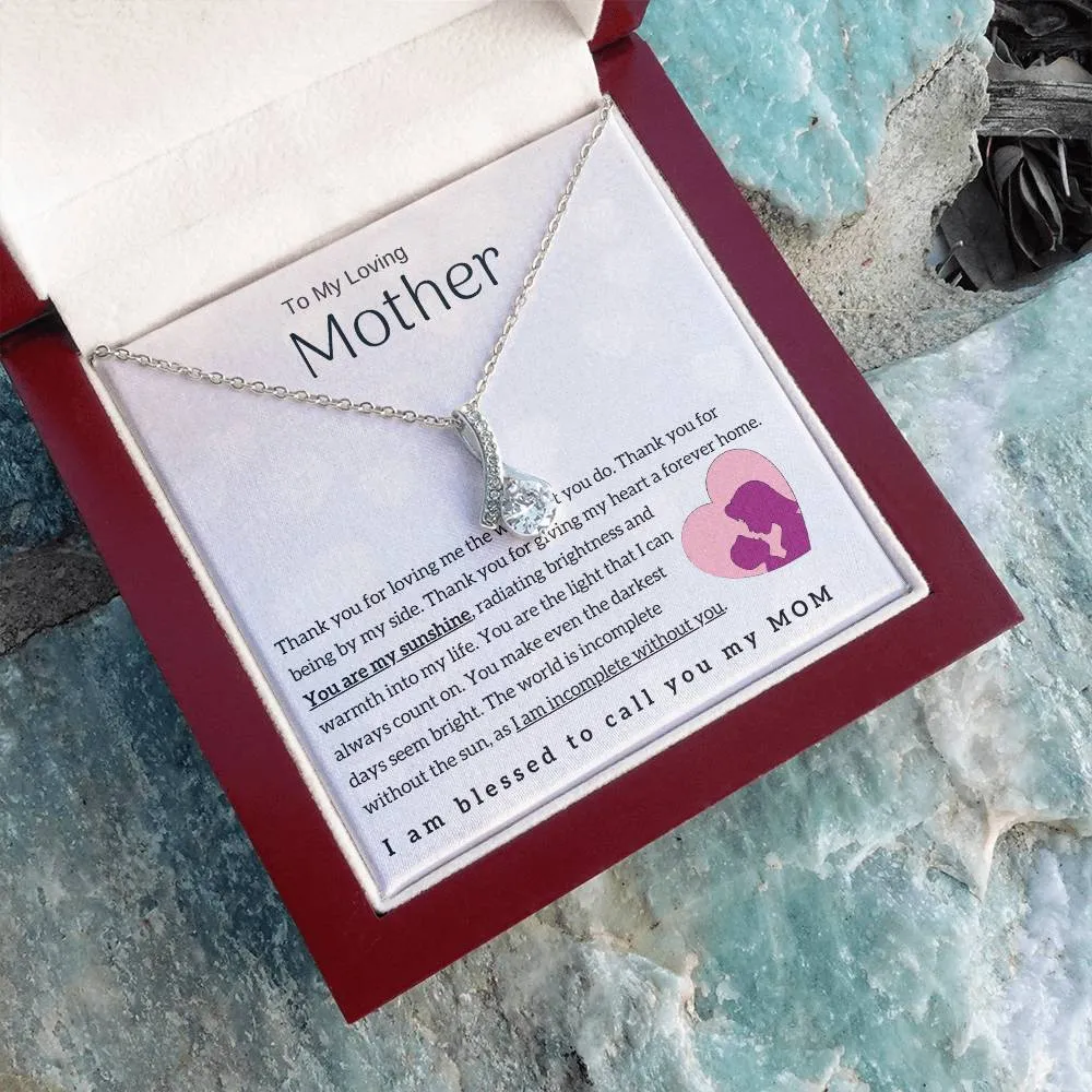 To My Loving Mother - You are my sunshine! (Limited Time Offer) - Alluring Beauty Necklace