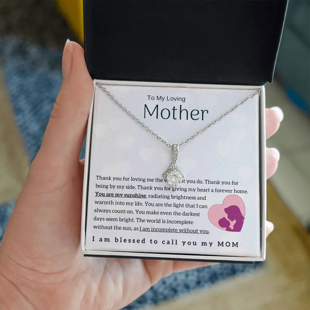 To My Loving Mother - You are my sunshine! (Limited Time Offer) - Alluring Beauty Necklace