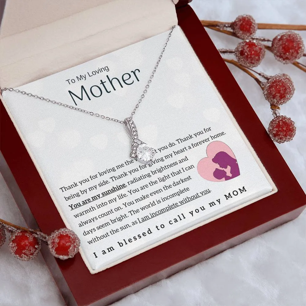 To My Loving Mother - You are my sunshine! (Limited Time Offer) - Alluring Beauty Necklace
