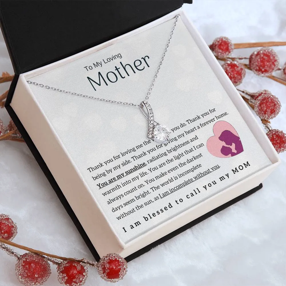 To My Loving Mother - You are my sunshine! (Limited Time Offer) - Alluring Beauty Necklace
