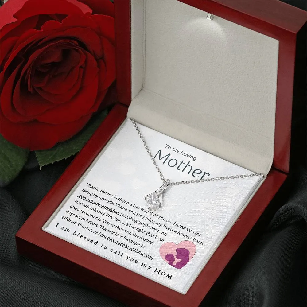 To My Loving Mother - You are my sunshine! (Limited Time Offer) - Alluring Beauty Necklace