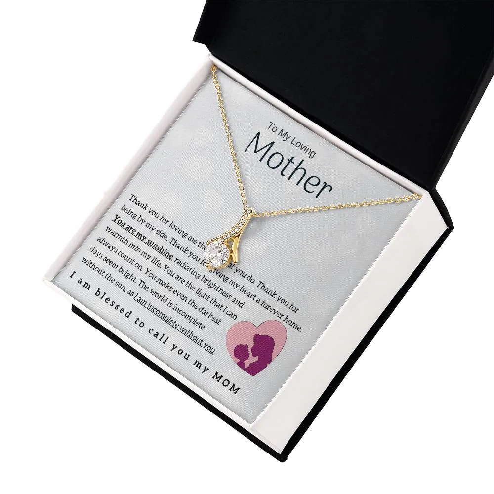 To My Loving Mother - You are my sunshine! (Limited Time Offer) - Alluring Beauty Necklace