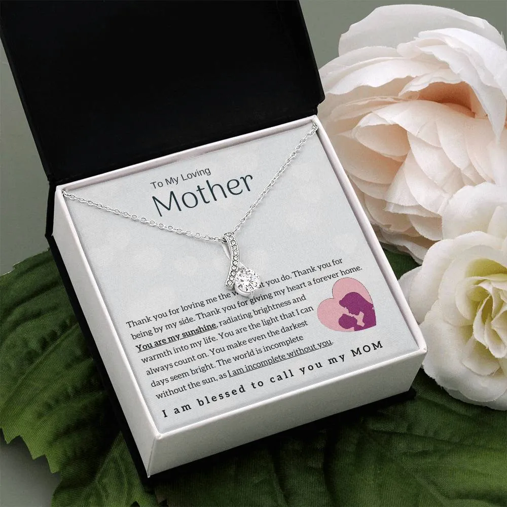 To My Loving Mother - You are my sunshine! (Limited Time Offer) - Alluring Beauty Necklace