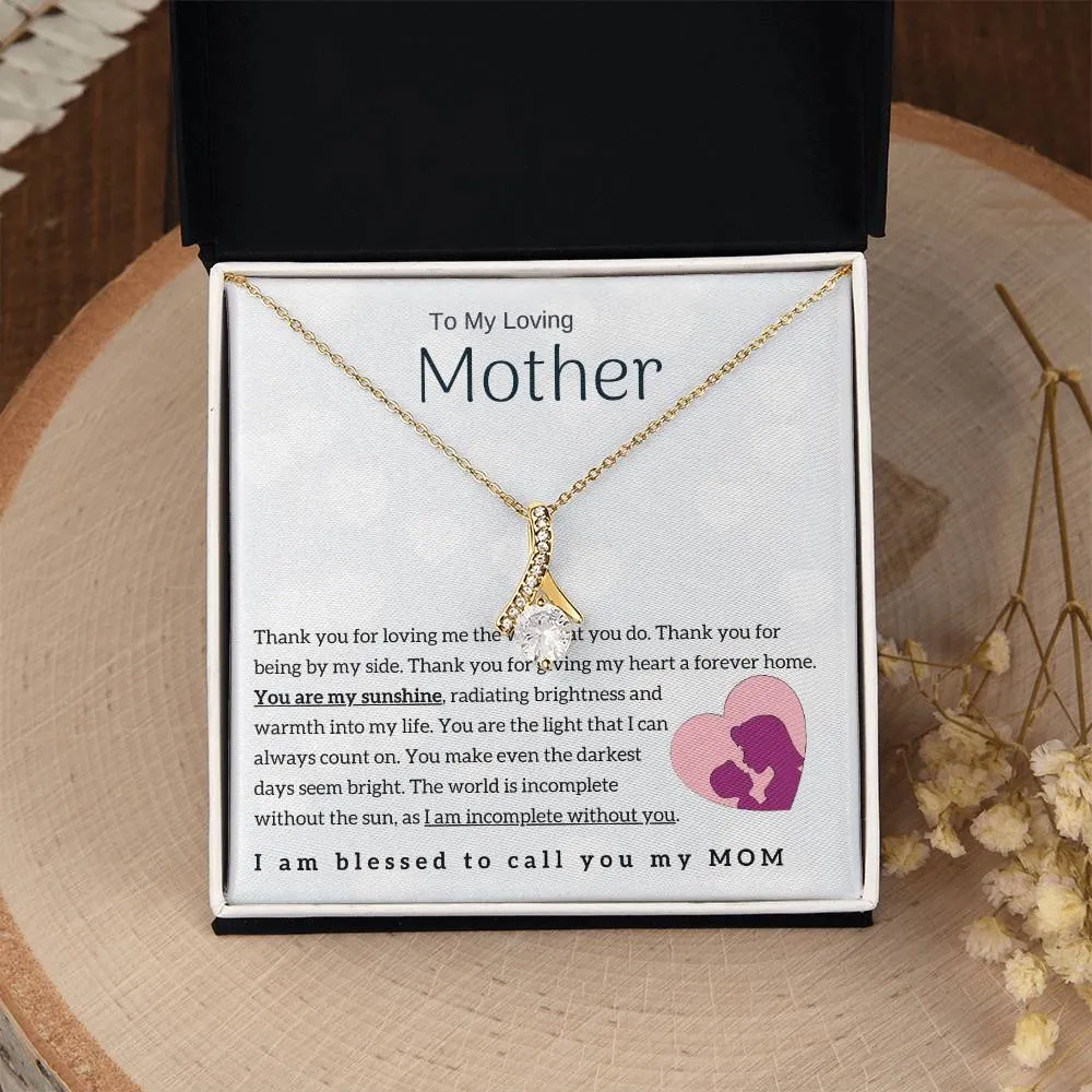 To My Loving Mother - You are my sunshine! (Limited Time Offer) - Alluring Beauty Necklace