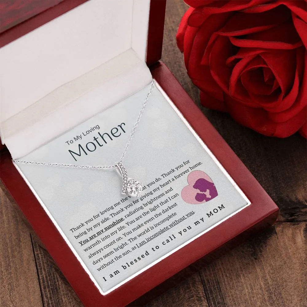 To My Loving Mother - You are my sunshine! (Limited Time Offer) - Alluring Beauty Necklace