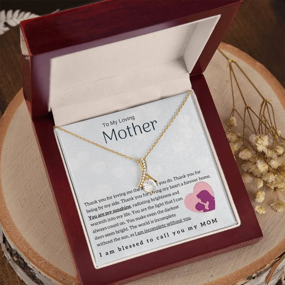 To My Loving Mother - You are my sunshine! (Limited Time Offer) - Alluring Beauty Necklace