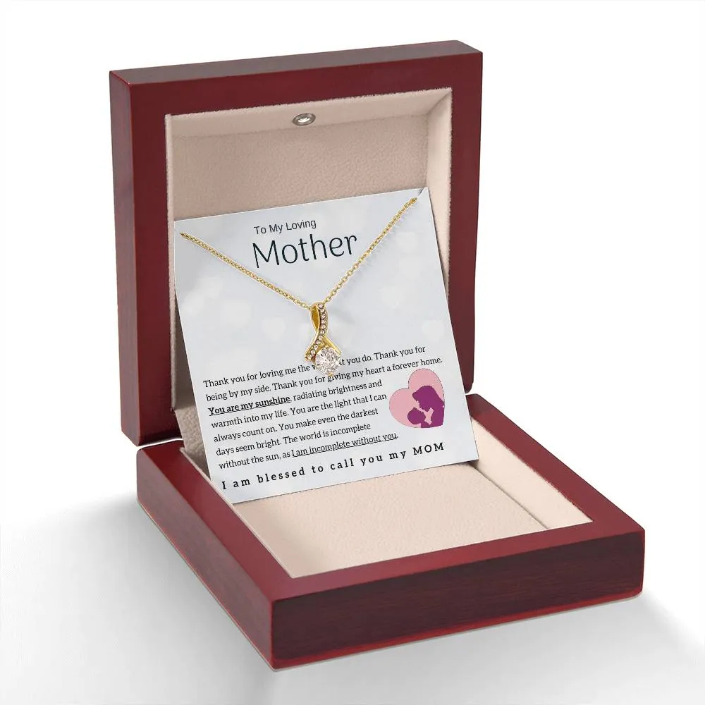 To My Loving Mother - You are my sunshine! (Limited Time Offer) - Alluring Beauty Necklace