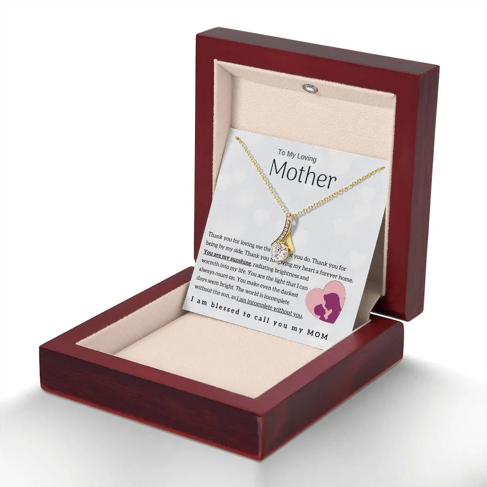 To My Loving Mother - You are my sunshine! (Limited Time Offer) - Alluring Beauty Necklace