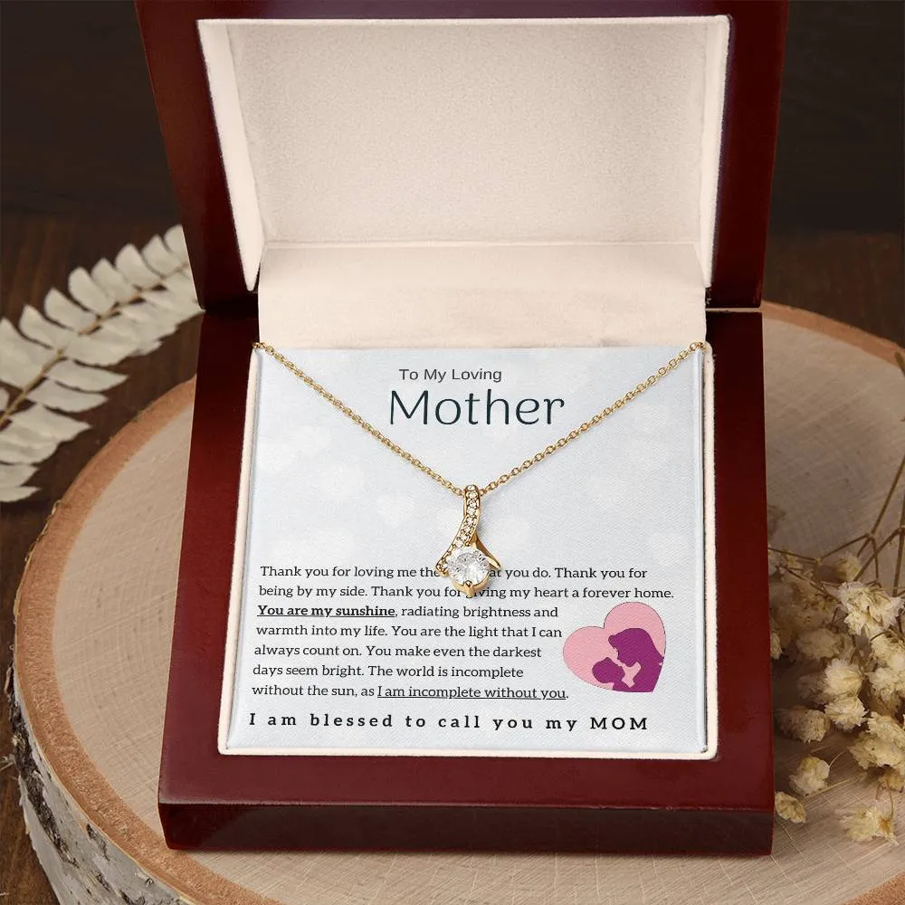 To My Loving Mother - You are my sunshine! (Limited Time Offer) - Alluring Beauty Necklace