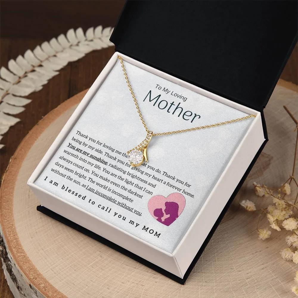 To My Loving Mother - You are my sunshine! (Limited Time Offer) - Alluring Beauty Necklace