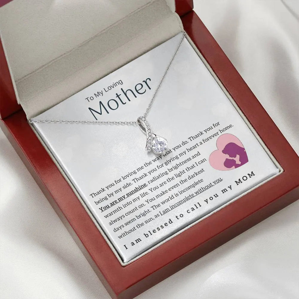 To My Loving Mother - You are my sunshine! (Limited Time Offer) - Alluring Beauty Necklace
