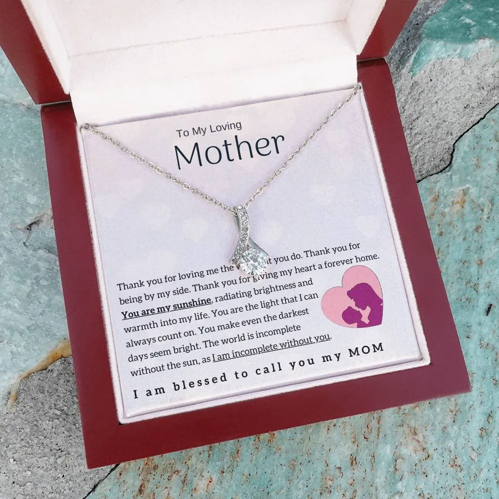 To My Loving Mother - You are my sunshine! (Limited Time Offer) - Alluring Beauty Necklace