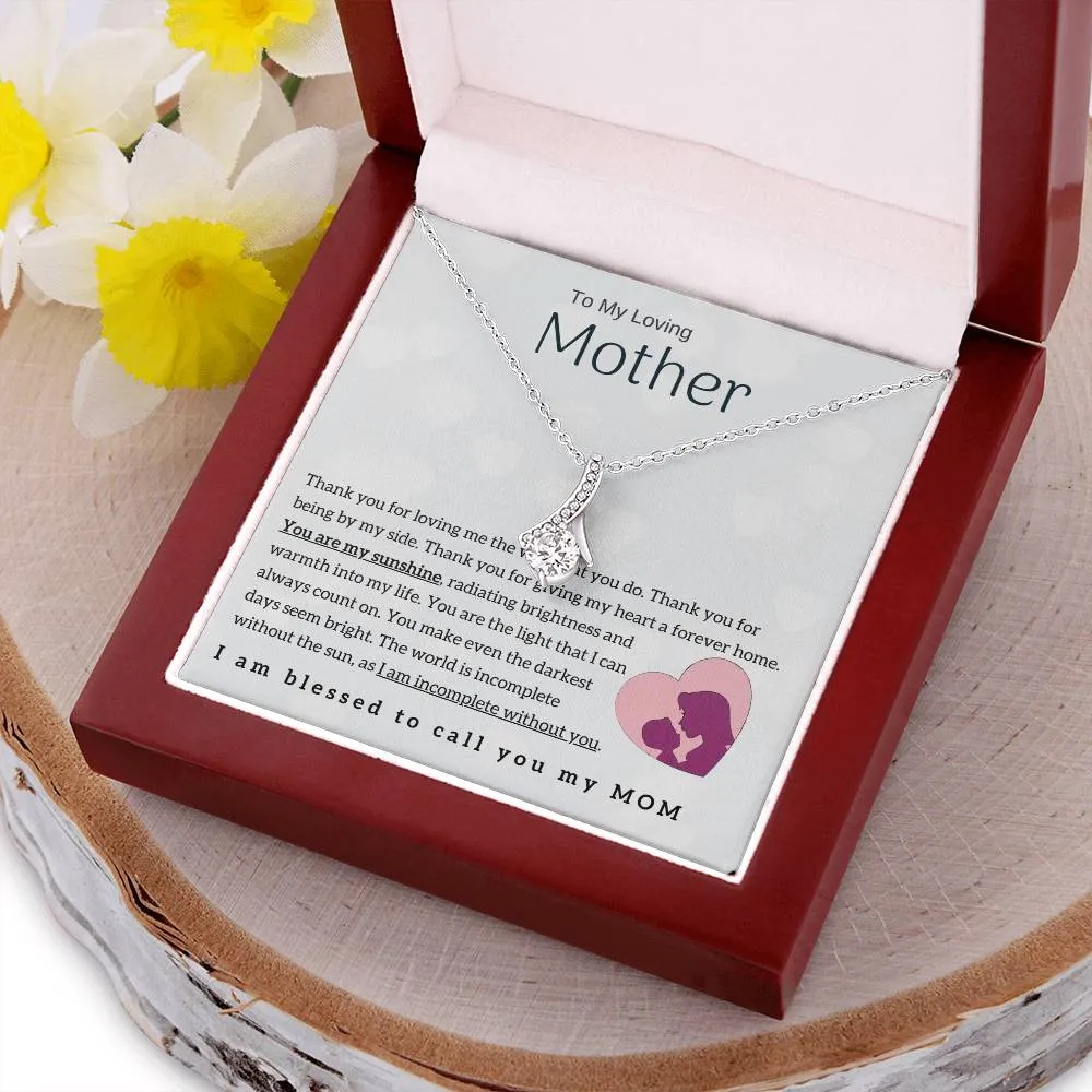 To My Loving Mother - You are my sunshine! (Limited Time Offer) - Alluring Beauty Necklace