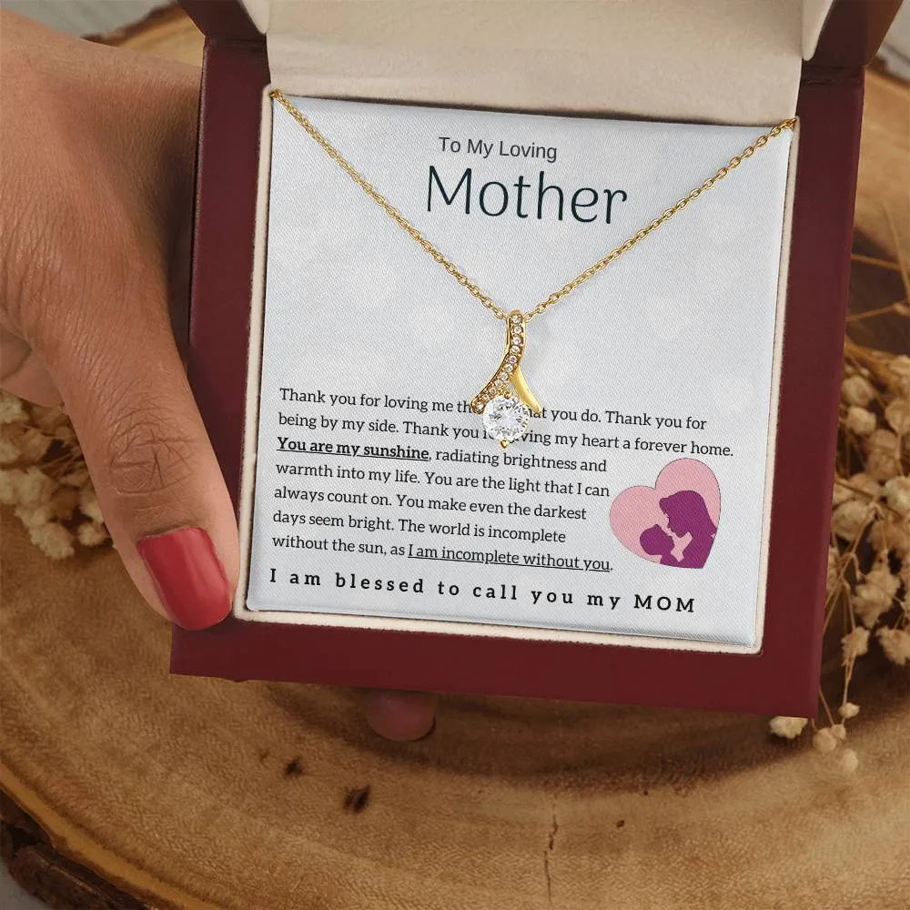 To My Loving Mother - You are my sunshine! (Limited Time Offer) - Alluring Beauty Necklace