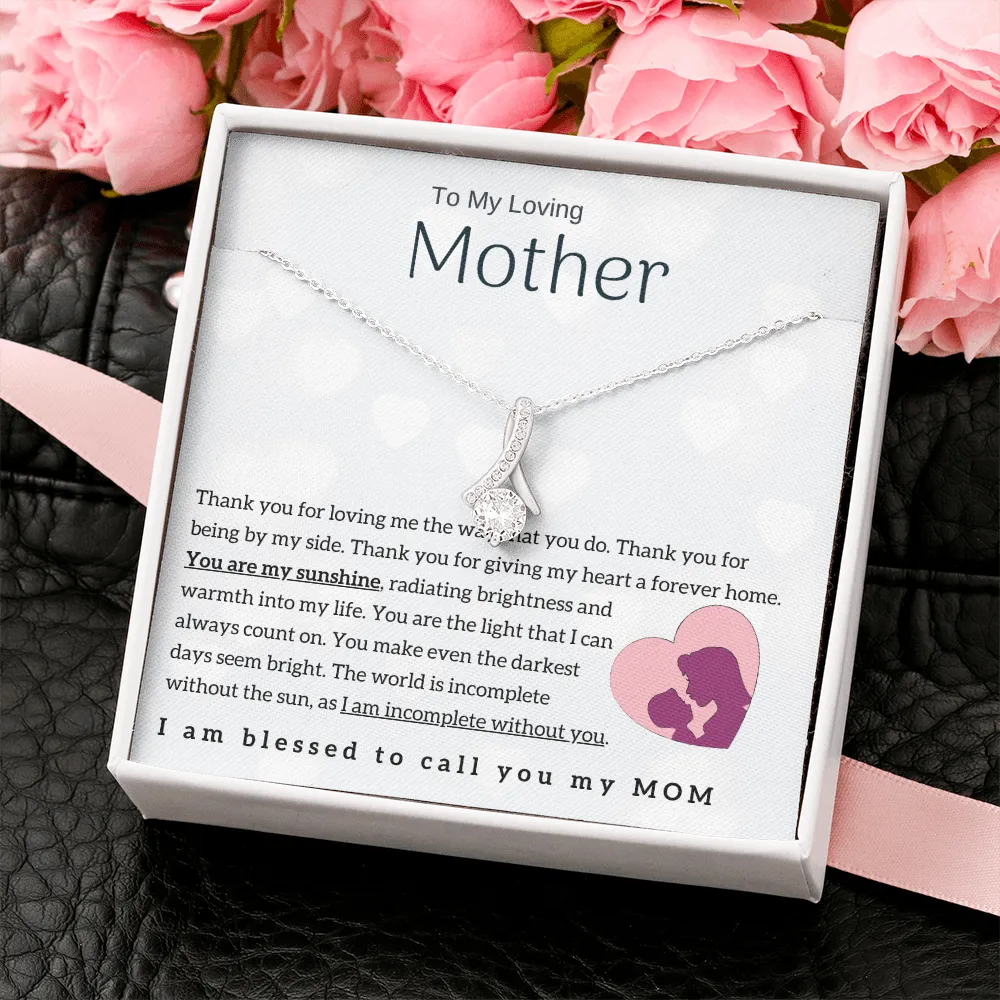 To My Loving Mother - You are my sunshine! (Limited Time Offer) - Alluring Beauty Necklace