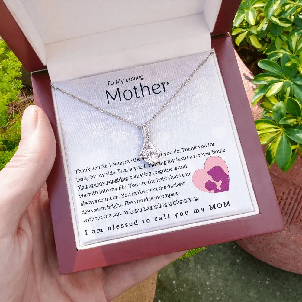 To My Loving Mother - You are my sunshine! (Limited Time Offer) - Alluring Beauty Necklace