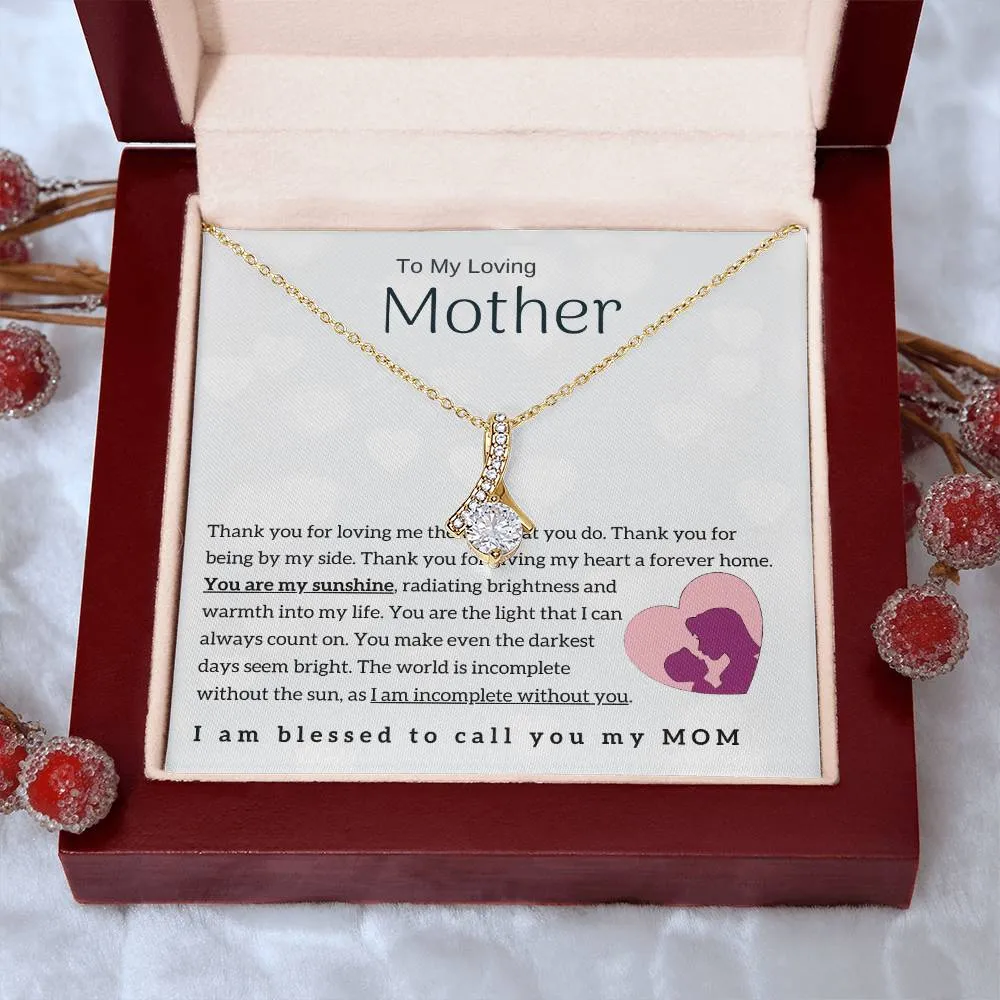 To My Loving Mother - You are my sunshine! (Limited Time Offer) - Alluring Beauty Necklace
