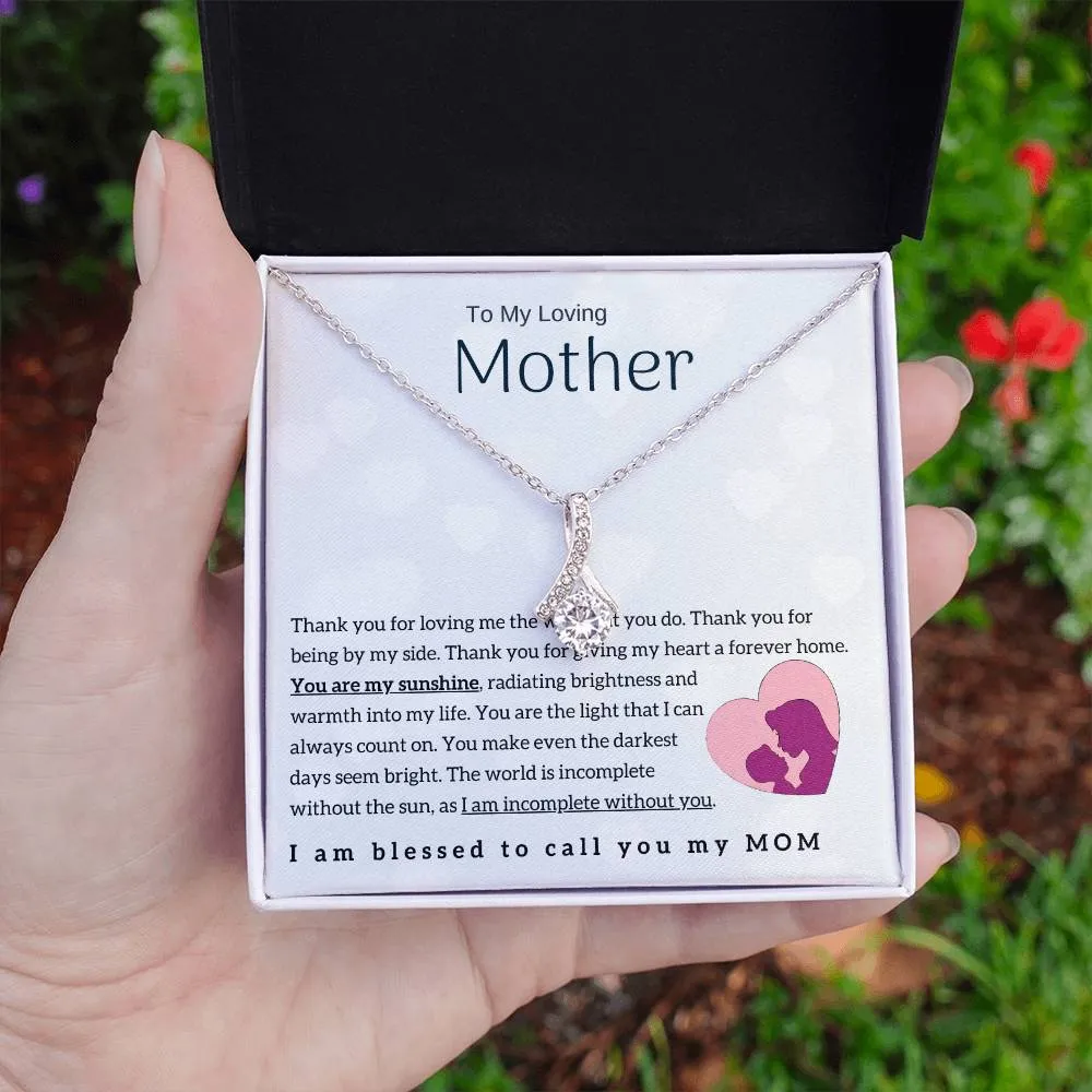 To My Loving Mother - You are my sunshine! (Limited Time Offer) - Alluring Beauty Necklace