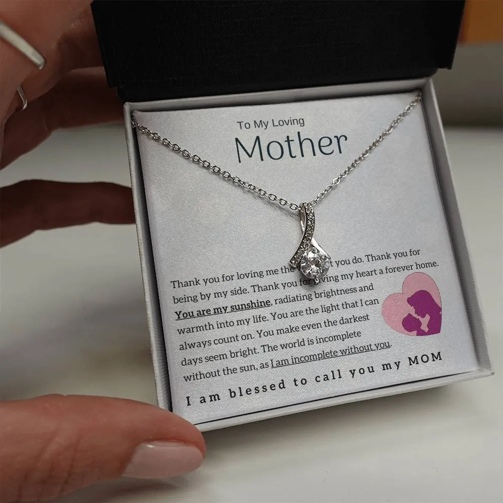To My Loving Mother - You are my sunshine! (Limited Time Offer) - Alluring Beauty Necklace