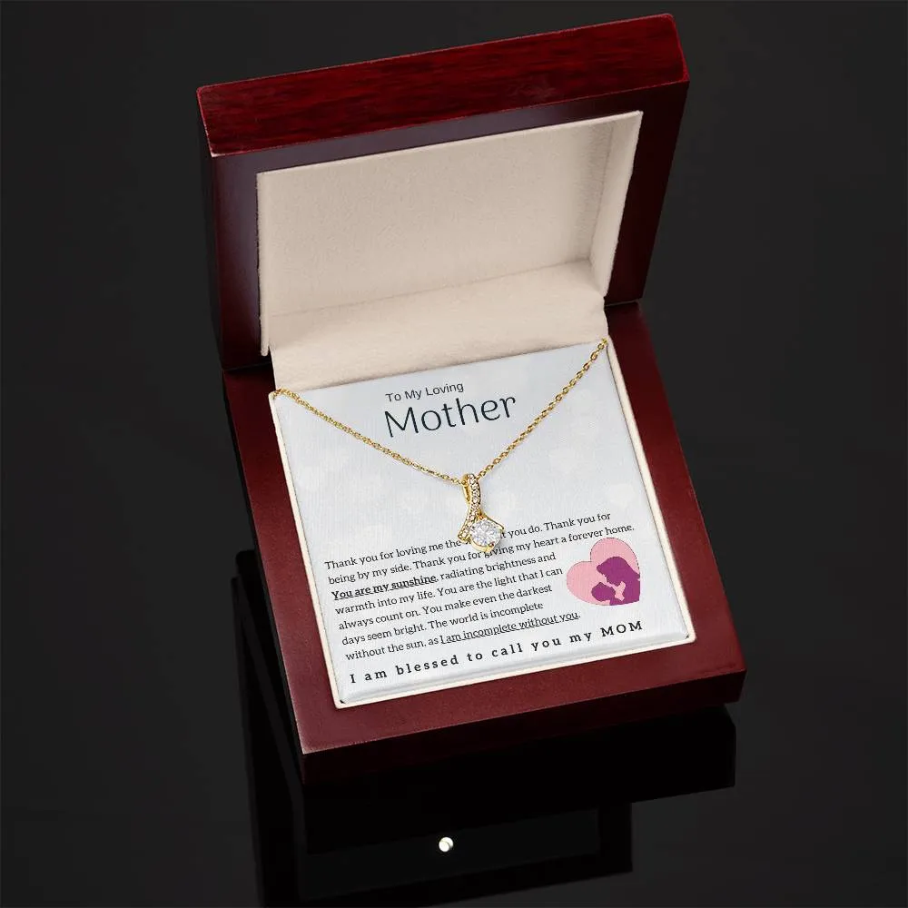 To My Loving Mother - You are my sunshine! (Limited Time Offer) - Alluring Beauty Necklace