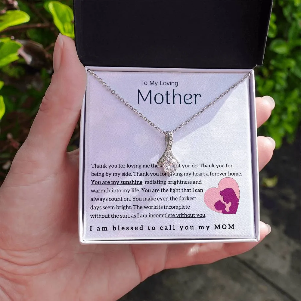 To My Loving Mother - You are my sunshine! (Limited Time Offer) - Alluring Beauty Necklace