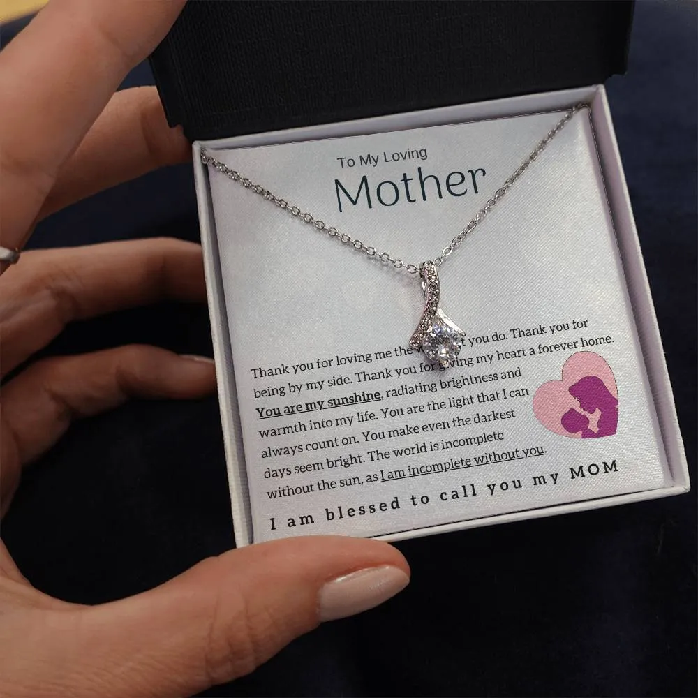 To My Loving Mother - You are my sunshine! (Limited Time Offer) - Alluring Beauty Necklace