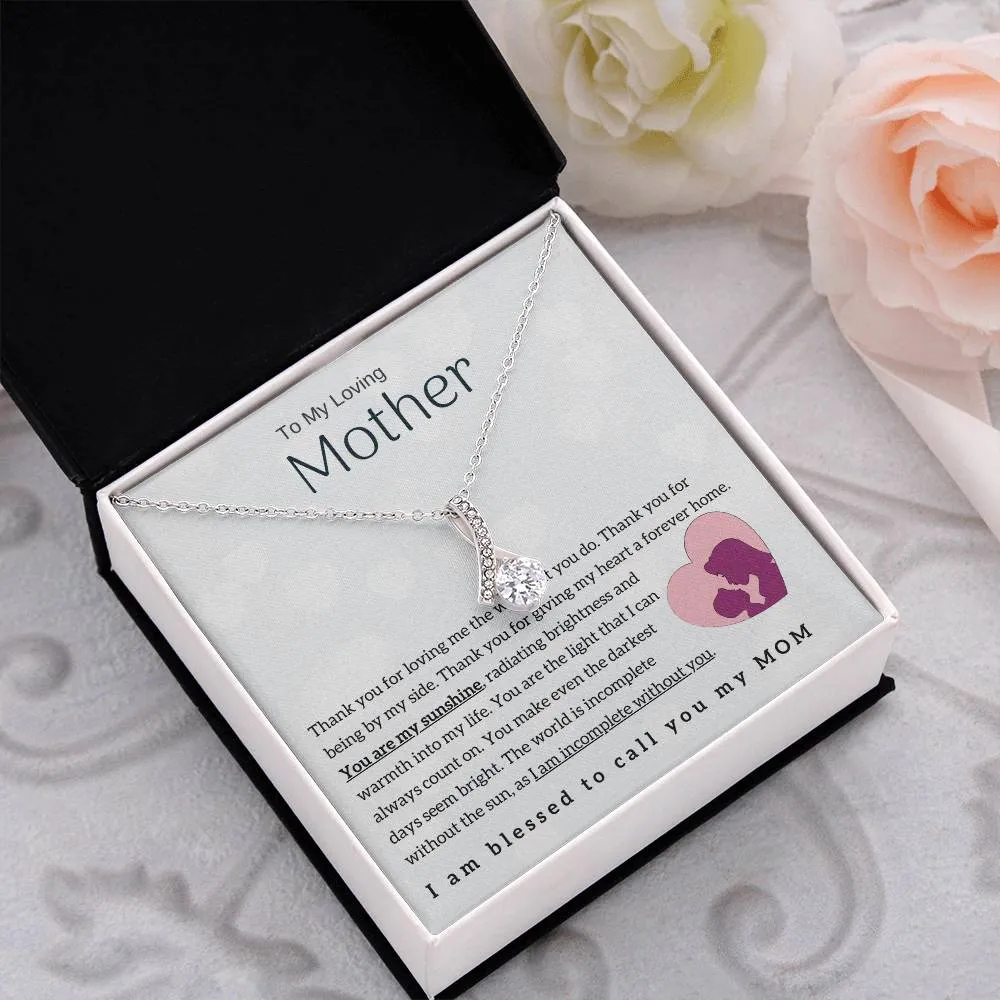 To My Loving Mother - You are my sunshine! (Limited Time Offer) - Alluring Beauty Necklace