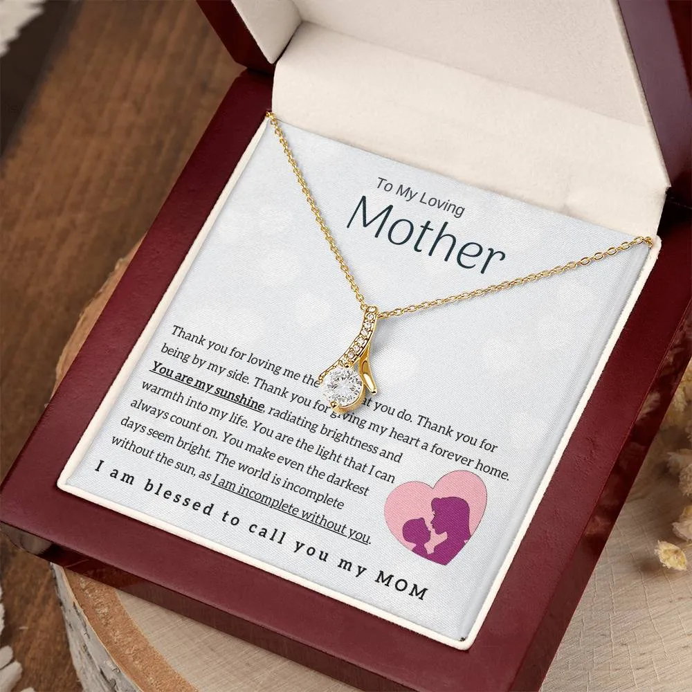 To My Loving Mother - You are my sunshine! (Limited Time Offer) - Alluring Beauty Necklace