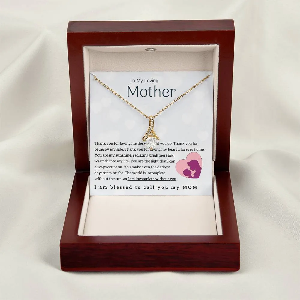 To My Loving Mother - You are my sunshine! (Limited Time Offer) - Alluring Beauty Necklace