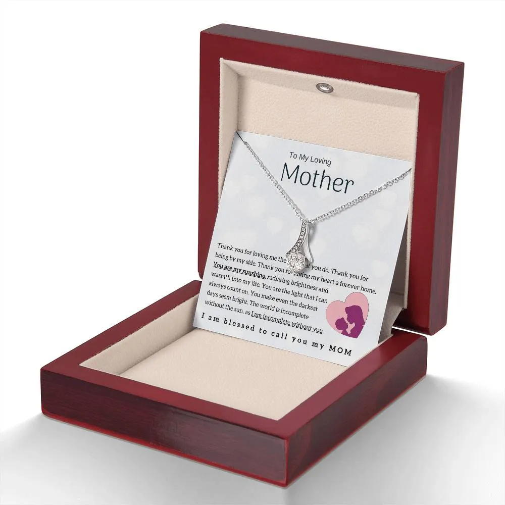 To My Loving Mother - You are my sunshine! (Limited Time Offer) - Alluring Beauty Necklace