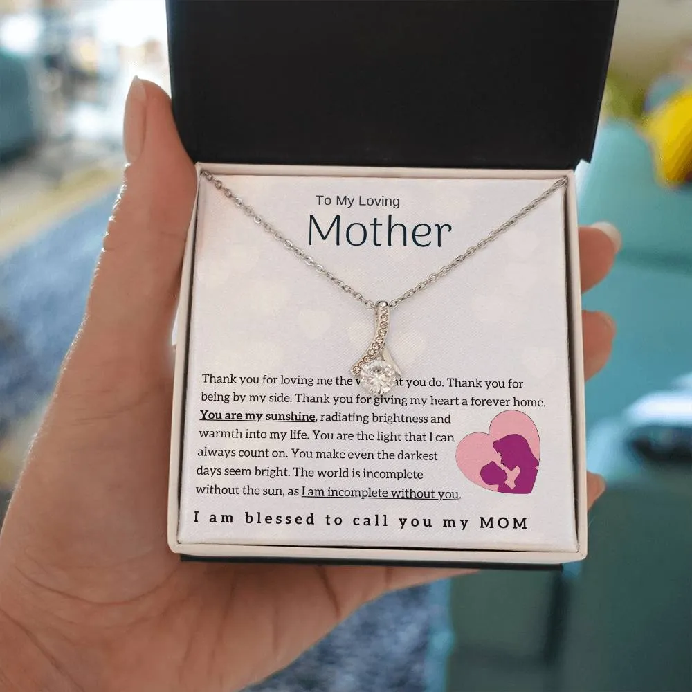 To My Loving Mother - You are my sunshine! (Limited Time Offer) - Alluring Beauty Necklace
