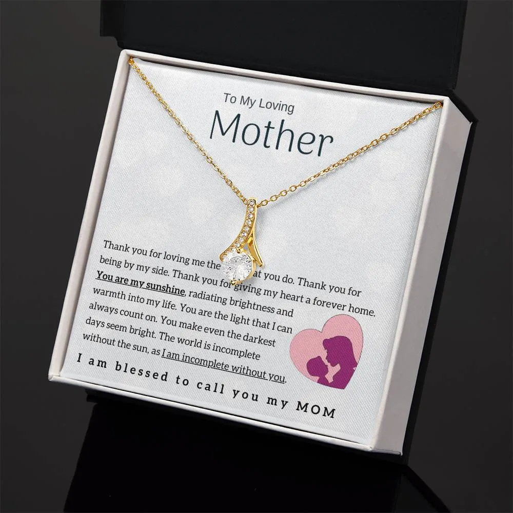 To My Loving Mother - You are my sunshine! (Limited Time Offer) - Alluring Beauty Necklace