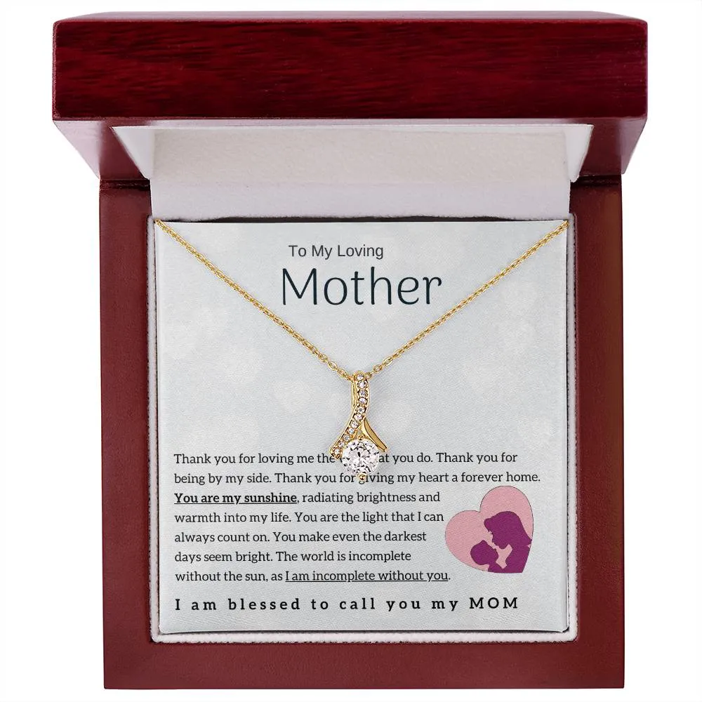 To My Loving Mother - You are my sunshine! (Limited Time Offer) - Alluring Beauty Necklace