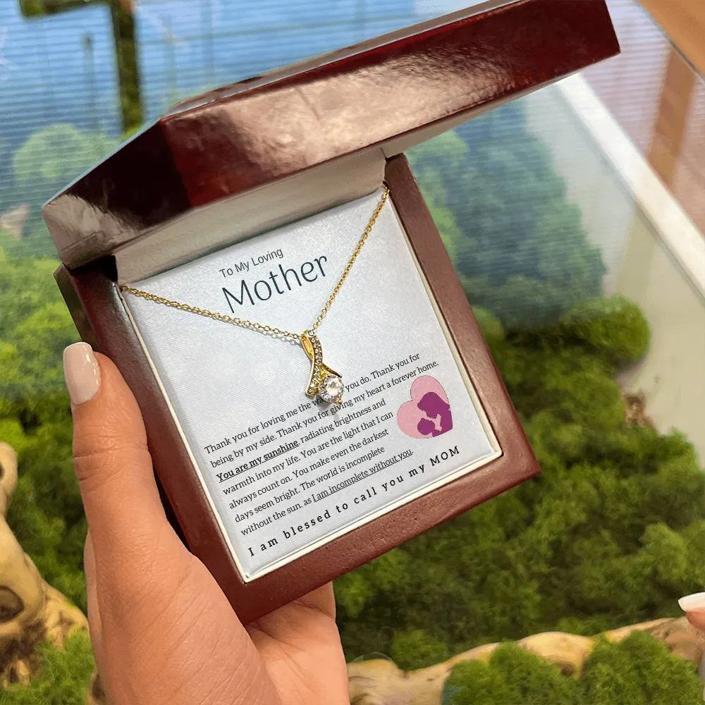 To My Loving Mother - You are my sunshine! (Limited Time Offer) - Alluring Beauty Necklace