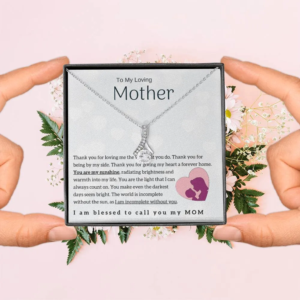 To My Loving Mother - You are my sunshine! (Limited Time Offer) - Alluring Beauty Necklace