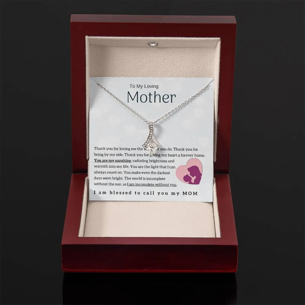 To My Loving Mother - You are my sunshine! (Limited Time Offer) - Alluring Beauty Necklace
