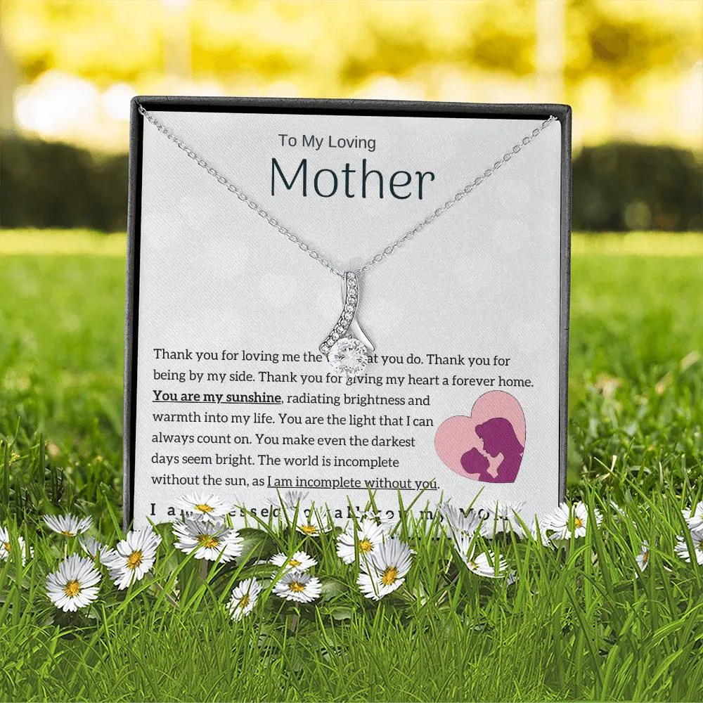 To My Loving Mother - You are my sunshine! (Limited Time Offer) - Alluring Beauty Necklace