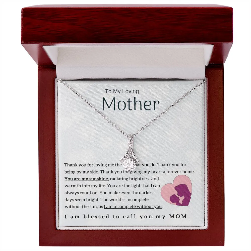 To My Loving Mother - You are my sunshine! (Limited Time Offer) - Alluring Beauty Necklace