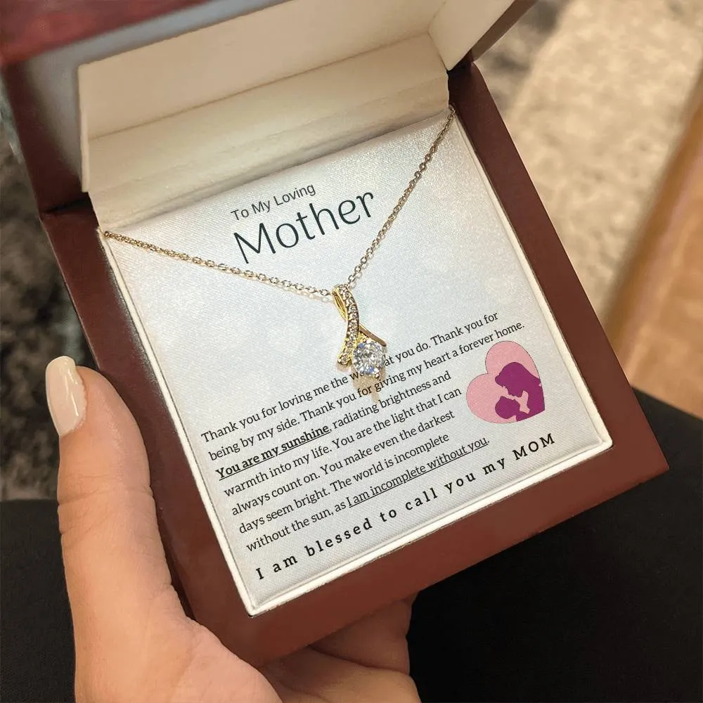 To My Loving Mother - You are my sunshine! (Limited Time Offer) - Alluring Beauty Necklace