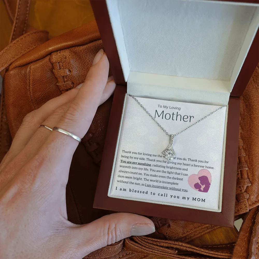To My Loving Mother - You are my sunshine! (Limited Time Offer) - Alluring Beauty Necklace