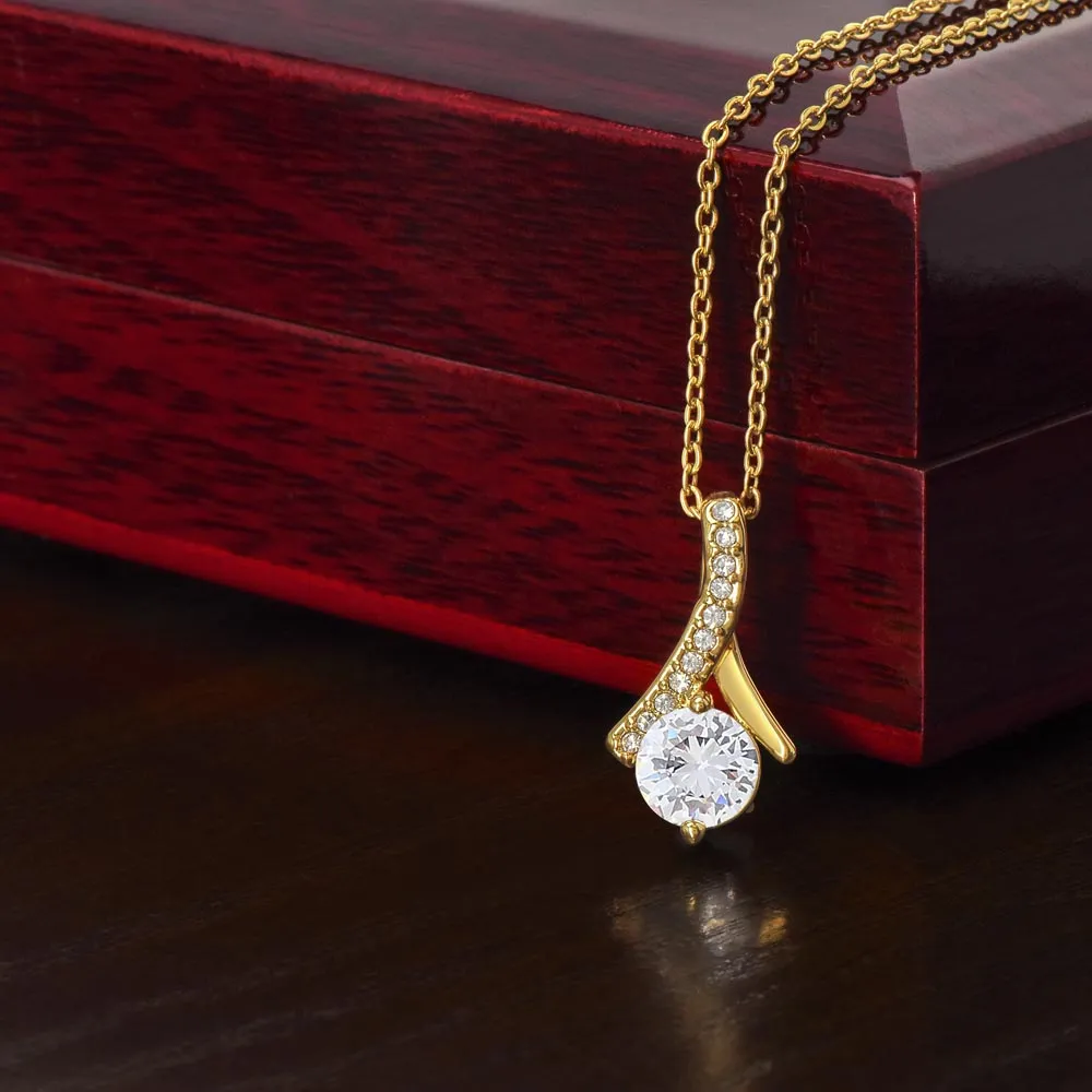 To My Loving Mother - You will always be my loving & caring Mother (Limited Time Offer) - Alluring Beauty Necklace