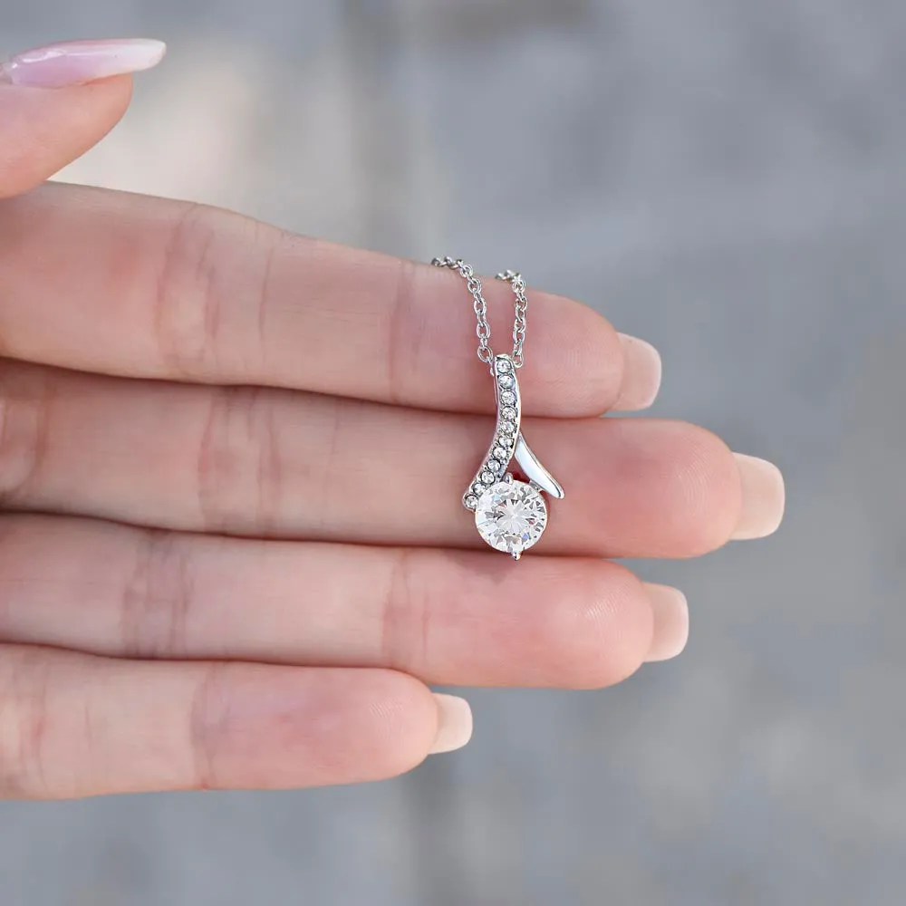 To My Loving Mother - You will always be my loving & caring Mother (Limited Time Offer) - Alluring Beauty Necklace