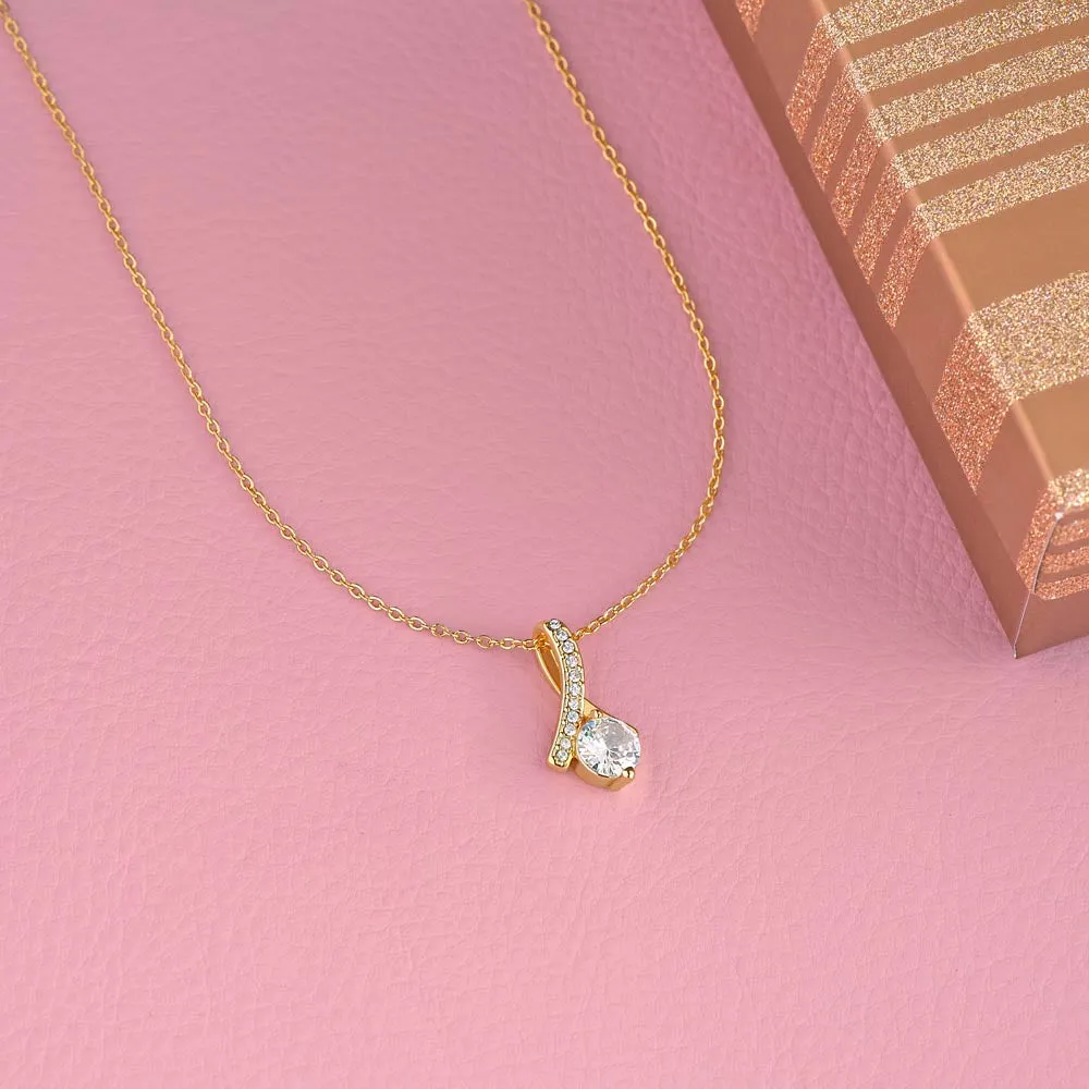 To My Loving Mother - You will always be my loving & caring Mother (Limited Time Offer) - Alluring Beauty Necklace