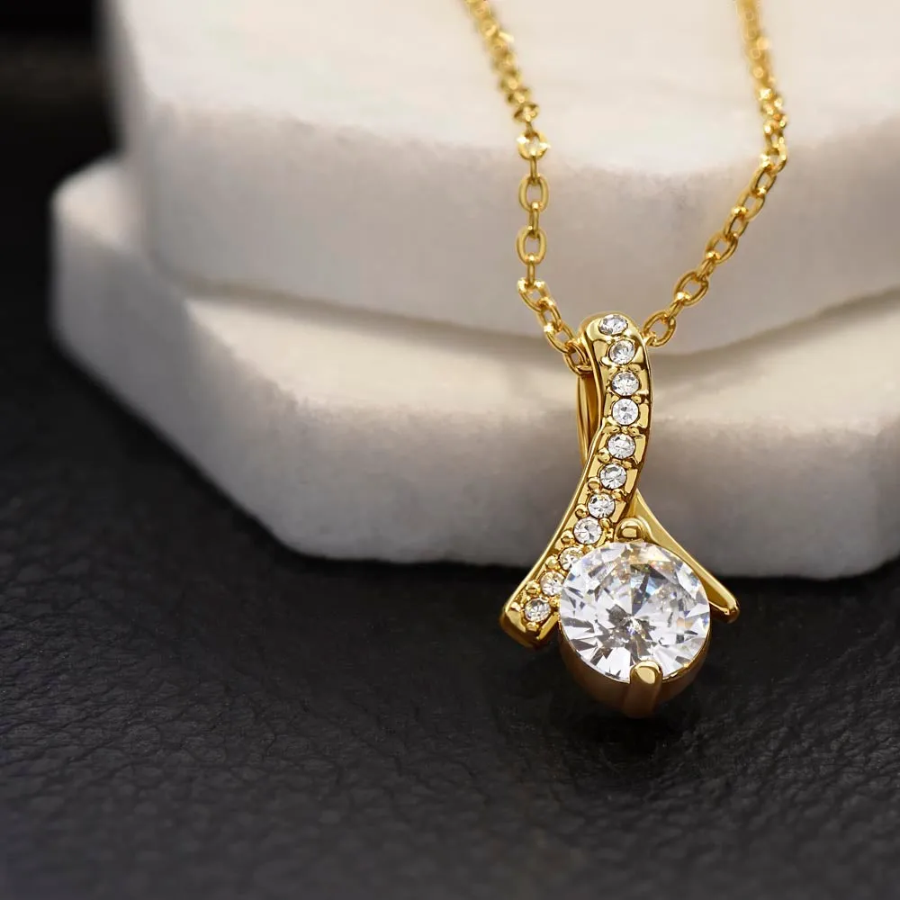 To My Loving Mother - You will always be my loving & caring Mother (Limited Time Offer) - Alluring Beauty Necklace
