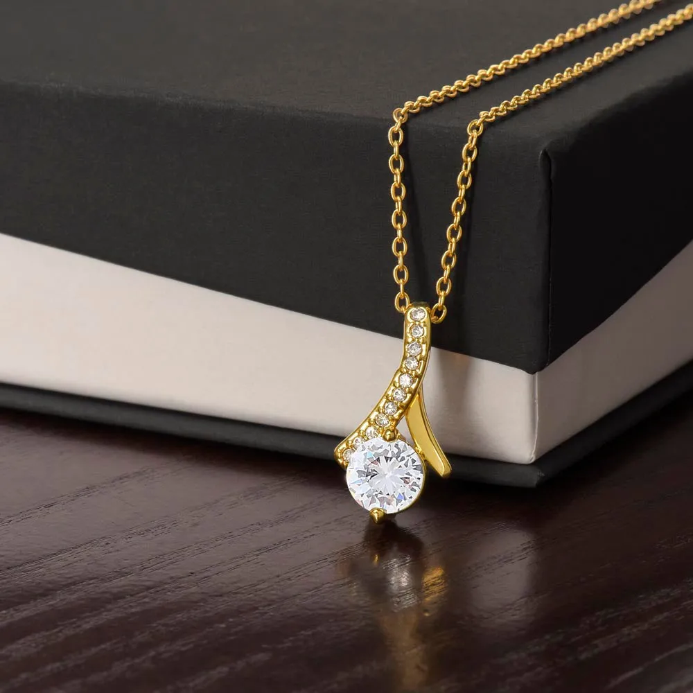 To My Loving Mother - You will always be my loving & caring Mother (Limited Time Offer) - Alluring Beauty Necklace