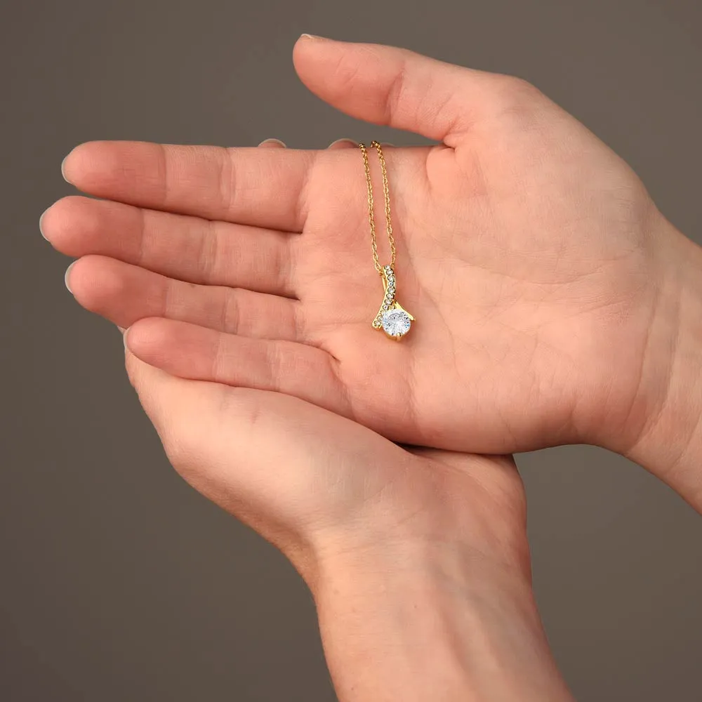 To My Loving Mother - You will always be my loving & caring Mother (Limited Time Offer) - Alluring Beauty Necklace